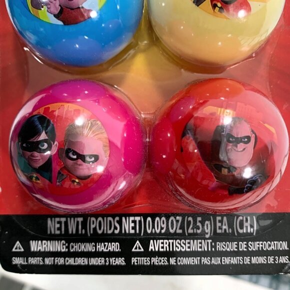 Disney Pixar The Incredibles 2 Lip Balm  Set of 8 - Picture 8 of 11